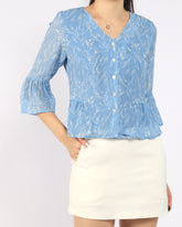Grace Button Top